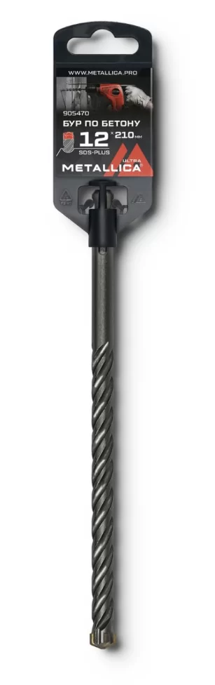 Бур крестовой SDS+ Metallica Ultra 12х210/150 мм – №1