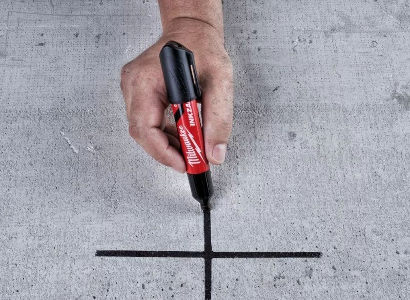 Маркер строительный Milwaukee Inkzall 6,2 мм, большой, черный №3