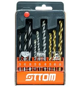 Может понадобиться Набор сверл универсальный Ottom 5,0-8,0 мм (9 шт) Может пригодиться Набор сверл универсальный Ottom 5,0-8,0 мм (9 шт)