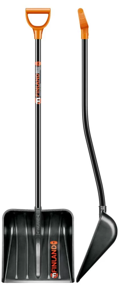 Лопата для снега Finland со стальным черенком (1943-Ч) – фото №1 Лопата для снега Finland со стальным черенком (1943-Ч) – №1