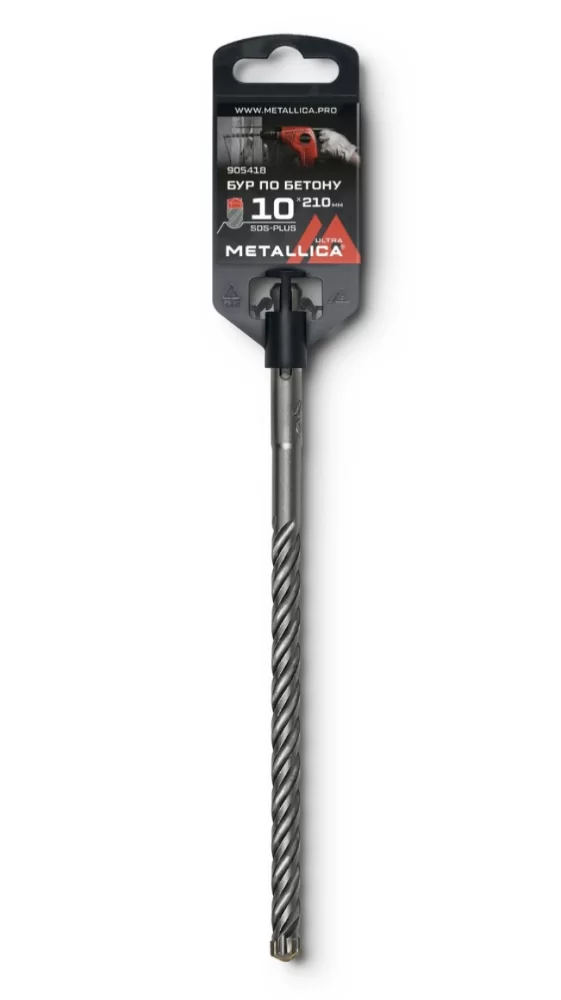 Бур крестовой SDS+ Metallica Ultra 10х210/150 мм – №1