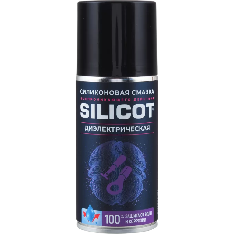 Смазка-спрей силиконовая диэлектрическая Silicot Spray ВМПАВТО 150 мл – фото №1 Смазка-спрей силиконовая диэлектрическая Silicot Spray ВМПАВТО 150 мл – №1
