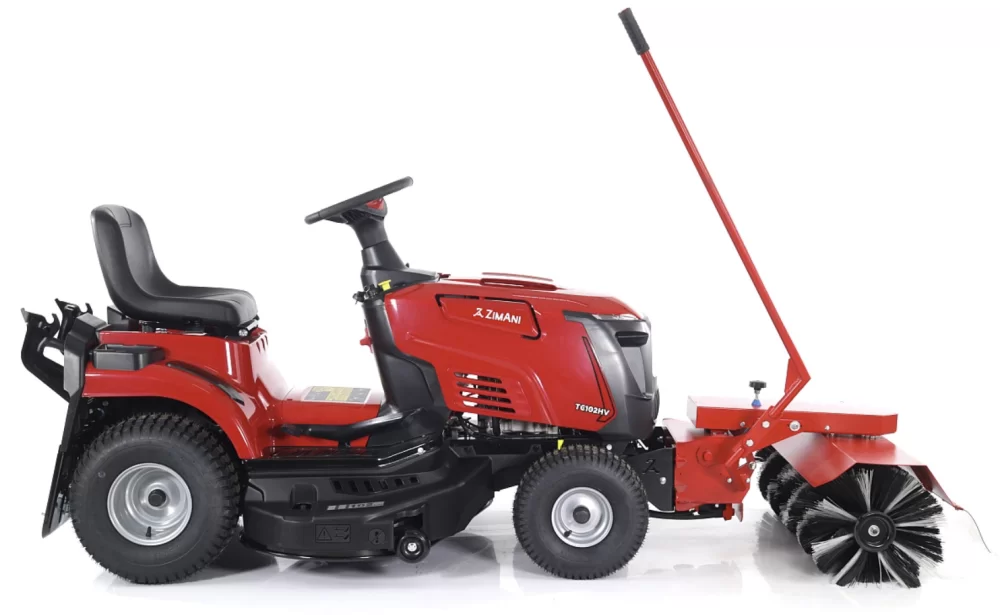 Щетка фронтальная для садовых тракторов ZimAni GB100.2 100 см №1