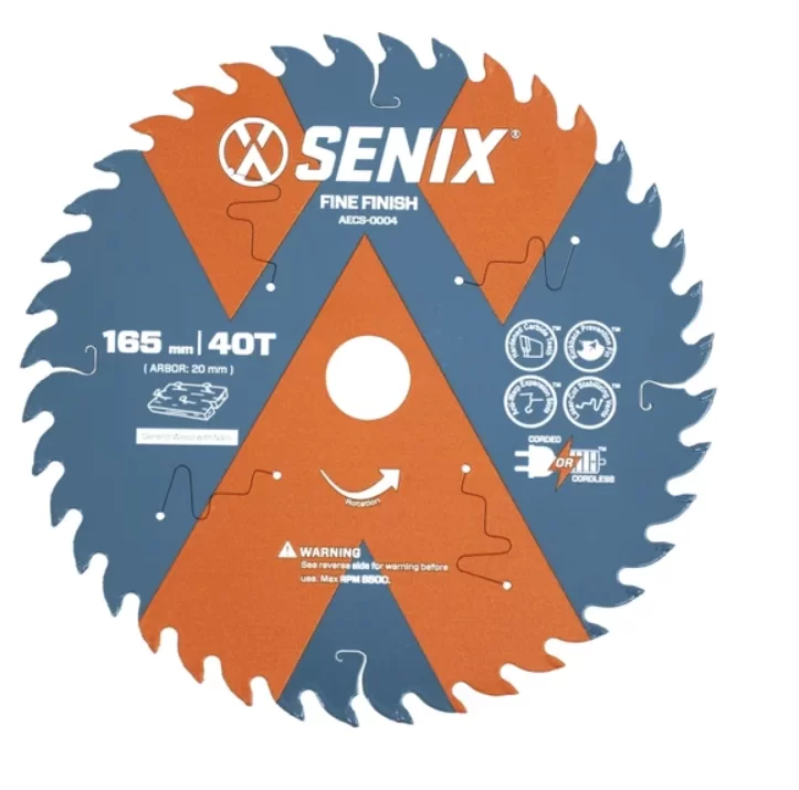 Диск пильный Senix 165 мм х 20 мм 40Т по дереву – №1