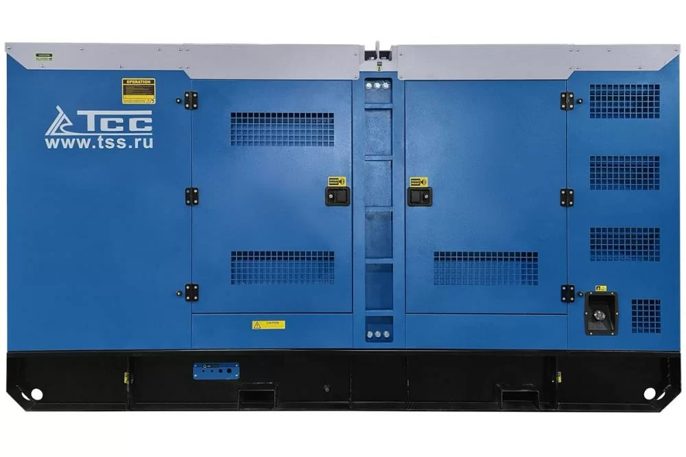 Генератор дизельный ТСС ЭД-200-Т400 с АВР в шумозащитном кожухе на прицепе №1