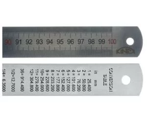 Может пригодиться Линейка стальная Kinex 1000х30х1 мм