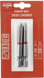 Фото товара «Бита Elitech PH2х50 мм (2 шт)»