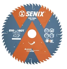 Вы смотрели Диск пильный Senix 210 мм х 30 мм 60Т по дереву