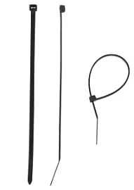 Фото товара «Стяжки нейлоновые Зубр КС-Ч1 2,5x100 мм черные (100 шт) »