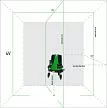 Уровень лазерный ADA 3D Liner 4V Green – №7