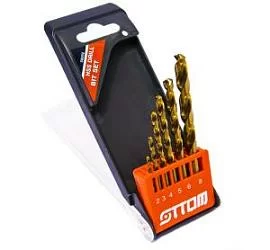 Фото товара «Набор сверл по металлу Ottom HSS 2,0-8,0 мм (6 шт)»