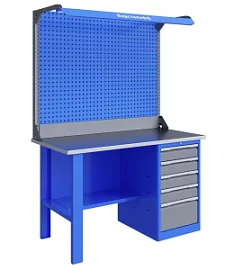 Фото товара «Верстак слесарный Верстакофф TNC 141.15.2-2F однотумбовый»