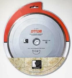 Фото товара «Диск алмазный Ottom 200x25.4/22.2 мм сплошной»