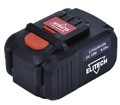 Вы смотрели Аккумулятор Elitech 18В 4,0 Ач Li-Ion 1820.067700