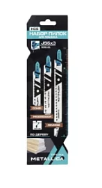 Товар «Набор пилок для лобзика Metallica Optima №6 T234X/T301BR/T308B по дереву (3 шт)» Фото товара «Набор пилок для лобзика Metallica Optima №6 T234X/T301BR/T308B по дереву (3 шт)»