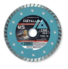Вы смотрели Диск алмазный Metallica Optima 150х22,2мм по камню, кирпичу, турбо