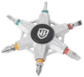 Фото товара «Набор бит WORKPRO Spin 6-в-1 вращающийся (WP221065)»