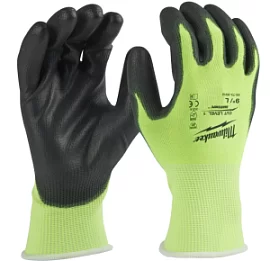 Фото товара «Перчатки Milwaukee XXL/11 с защитой от порезов, уровень 1 сигнальные»