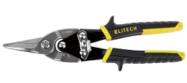Фото товара «Ножницы по металлу Elitech 140101 прямой рез»