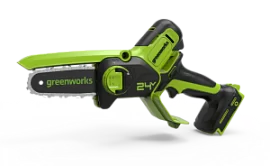 Фото товара «Аккумуляторная цепная пила Greenworks GD24CSMNX 15 см (без акк. и з/у) »