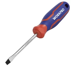 Вы смотрели Отвертка плоская WORKPRO SL3 х 75 мм (WP221013)