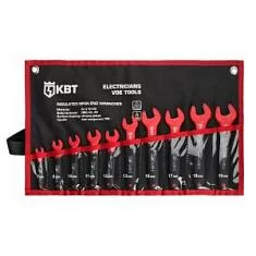 Вы смотрели Набор ключей рожковых КВТ Профи НИИ-10 диэлектрических (10 шт)