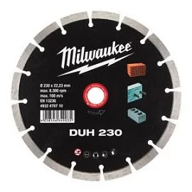 Фото товара «Диск алмазный Milwaukee DUH 230x22,2 мм »