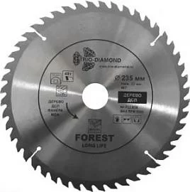 Фото товара «Диск пильный Trio Diamond Forest Long Life 235х32/30 мм 48Т»