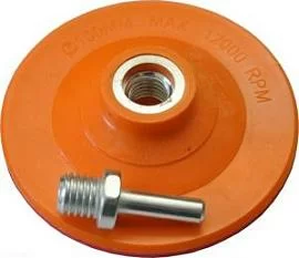 Товар «Тарелка опорная для АГШК Trio Diamond Hard 100 мм пластиковая» Фото товара «Тарелка опорная для АГШК Trio Diamond Hard 100 мм пластиковая»