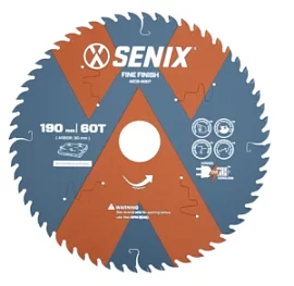 Фото товара «Диск пильный Senix 190 мм х 30 мм 60Т по дереву»