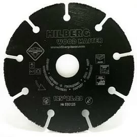 Товар «Диск пильный по дереву для УШМ Hilberg Super Wood 125х22,23 мм с карбид-вольфрамовыми напайками» Фото товара «Диск пильный по дереву для УШМ Hilberg Super Wood 125х22,23 мм с карбид-вольфрамовыми напайками»