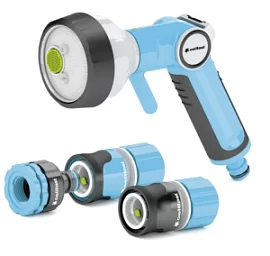 Фото товара «Комплект с 4-х функциональным пистолетом-наконечником для полива 1/2'' Cellfast ERGO (53-540)»