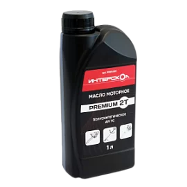 Фото товара «Масло для 2-х тактного двигателя Интерскол Premium 2Т 1 л. полусинтетическое»