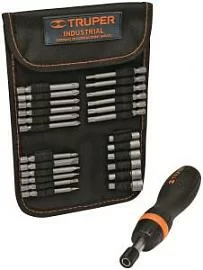 Фото товара «Отвертка с трещоткой и битами Truper JDM-26 (18219)»