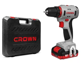 Фото товара «Аккумуляторная дрель-шуруповерт Crown CT21092H-2 BL BMC (2х2,0 Ач)»