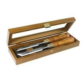 Фото товара «Набор из 2-х скошенных стамесок Narex Wood Line Plus, 20мм (851670)»