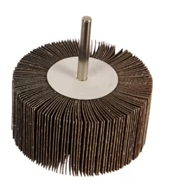 Фото товара «Диск шлифовальный лепестковый Зубр 80х40х6 мм P120 на шпильке»