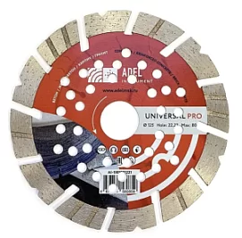 Фото товара «Диск алмазный Adel Instrument Universal PRO 125х2,2х12х22,2 мм »