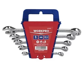 Фото товара «Набор ключей комбинированных WORKPRO (5 шт) (WP202500)»