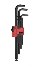 Фото товара «Набор ключей шестигранных Wera BlackLaser 1,5-10 мм с шаром (9 шт) »