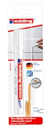 Товар «Маркер перманентный для затирки кафельных швов Edding 4 мм, белый» Фото товара «Маркер перманентный для затирки кафельных швов Edding 4 мм, белый»