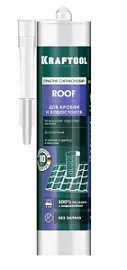 Фото товара «Герметик силиконовый Kraftool 300 мл прозрачный кровельный »