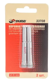 Фото товара «Коронка алмазная для дрели Skrab 8 мм по керамограниту (2 шт) »