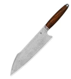 Фото товара «Нож кухонный QSP Harpoon Chef 8"с клинком из стали Damascus (QS-KK-001B)»