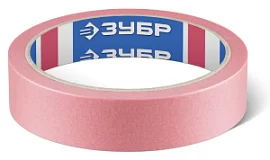 Товар «Лента малярная Зубр 24 мм х 25 м №200 для деликатных и недавно окрашенных поверхностей (12142-24)» Фото товара «Лента малярная Зубр 24 мм х 25 м №200 для деликатных и недавно окрашенных поверхностей (12142-24)»
