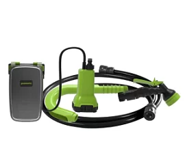 Фото товара «Аккумуляторный насос Greenworks G24SWP 24V для бочки (1х2,0 Ач)»