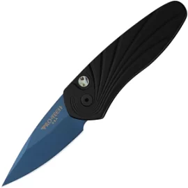 Фото товара «Нож Pro-Tech Sprint Sapphire Blue S35VN с рукоятью Wave Black Aluminium (2937-SB) »