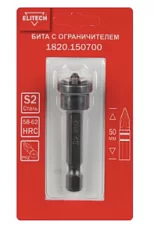Вы смотрели Бита Elitech PH2х50 мм с ограничителем для ГКЛ