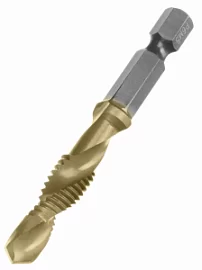 Товар «Сверло-метчик ПрофОснастка №304 HSS Р6М5 TIN М6х1,0 мм ручной, хвостовик HEX 1/4″» Фото товара «Сверло-метчик ПрофОснастка №304 HSS Р6М5 TIN М6х1,0 мм ручной, хвостовик HEX 1/4″»