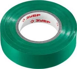 Фото товара «Изолента ПВХ Зубр Электрик-20 20 м х 19 мм зеленая»
